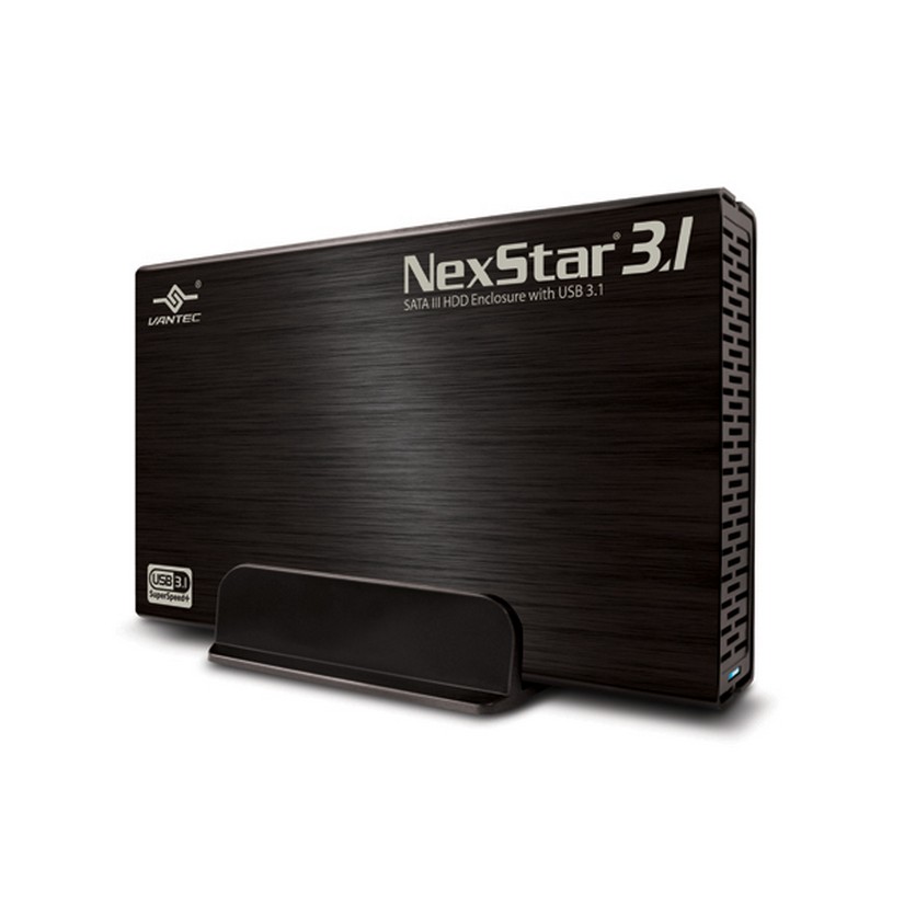 Vantec NST-370A31-BK NexSTar 3.5in SATA6GB/s to USB3.1 Gen II Type A Enclosure