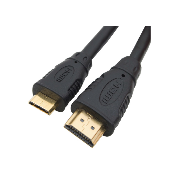 High Speed HDMI Cable Male to Mini HDMI Male 2m (RC-MHDMI-2)