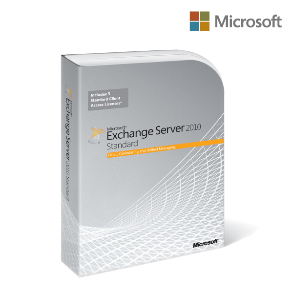 Microsoft Exchange Server Standard 2010 English 1 License DVD - 5 Client (312-03977)