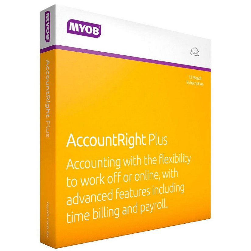 MYOB AccountRight Plus 1yrs Subscription (MPSUB-RET-AU)